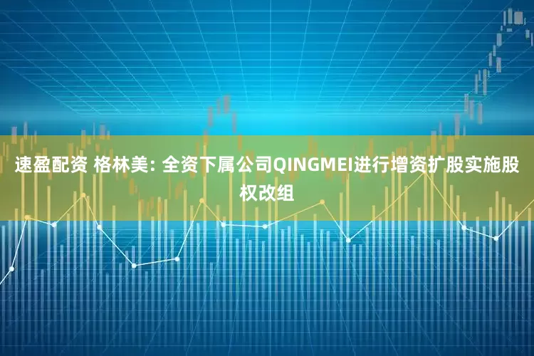 速盈配资 格林美: 全资下属公司QINGMEI进行增资扩股实施股权改组