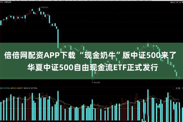 倍倍网配资APP下载 “现金奶牛”版中证500来了  华夏中证500自由现金流ETF正式发行