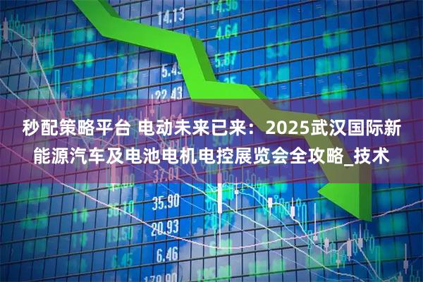 秒配策略平台 电动未来已来：2025武汉国际新能源汽车及电池电机电控展览会全攻略_技术